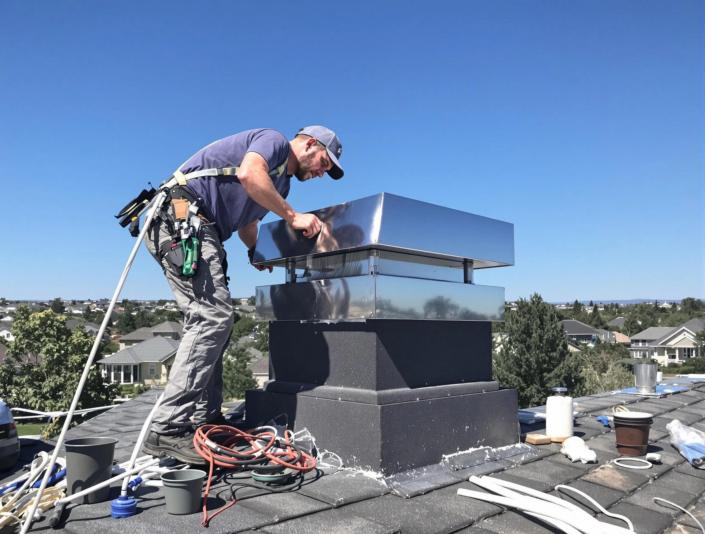 Chimney Cap Services service in Leominster, MA